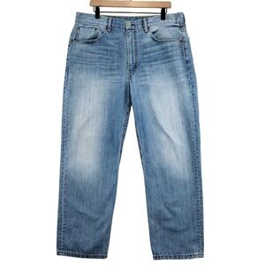 Levi's 550 Jeans Mens W38‎ L30 Relaxed Fit Light Wash Denim